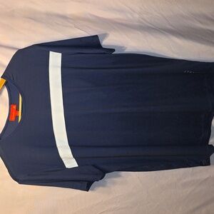Redvanly Navy Blue & White Mens Size Large Shirt (Matt #42)